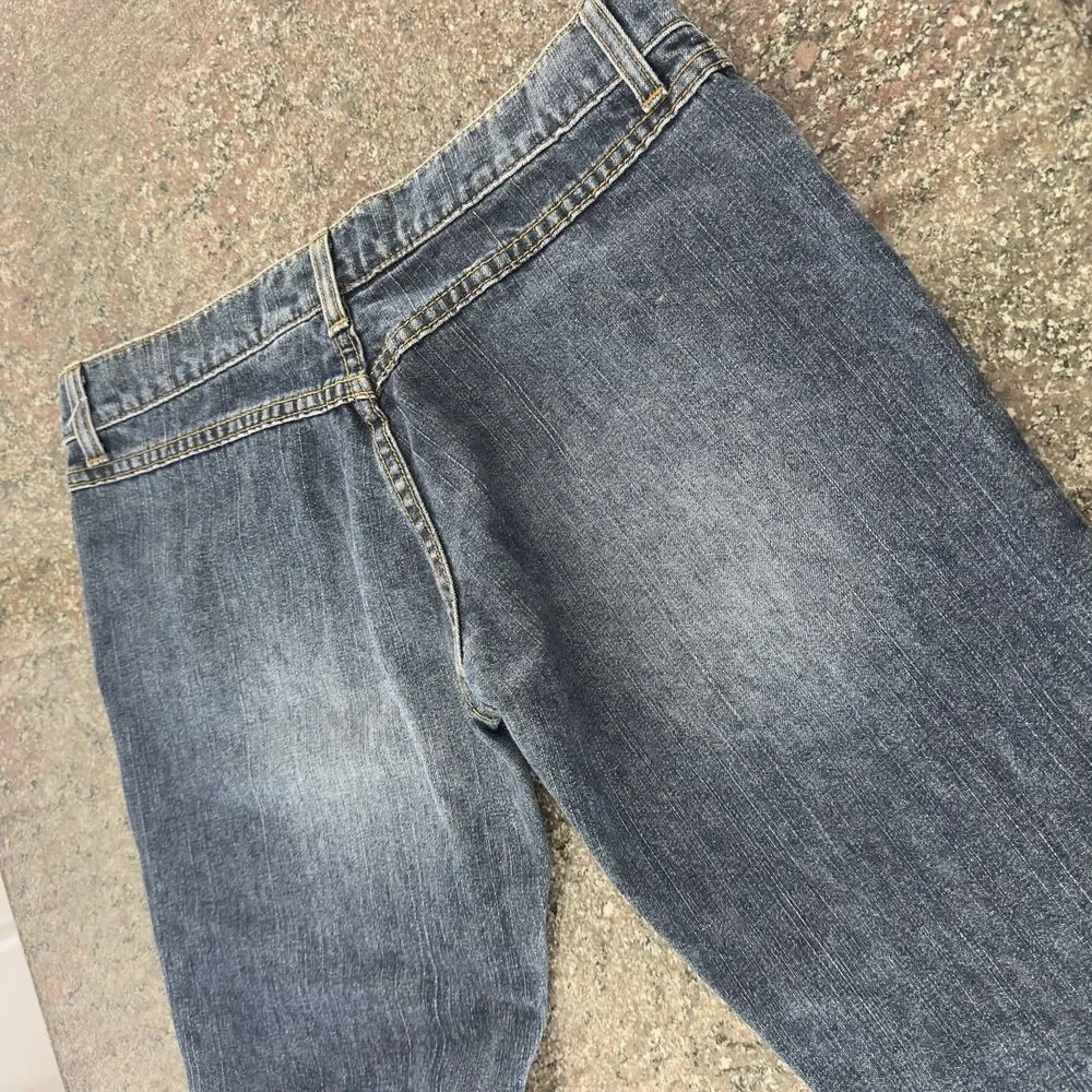 Vintage juicy Cuture  Jeans Womens 27‎  Blue Y2K Bootcut Denim Medium Wash